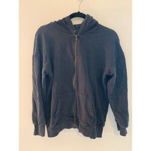 Old Navy Youth XL (14-16)‎ All Black Zip-Up Comfortable Hoodie